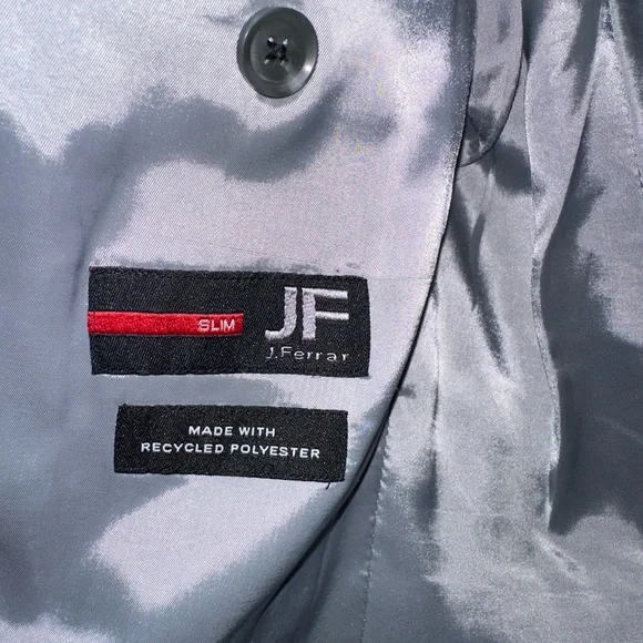 jf j.ferrar Charcoal Windowpane Blazer - Picture 2 of 6